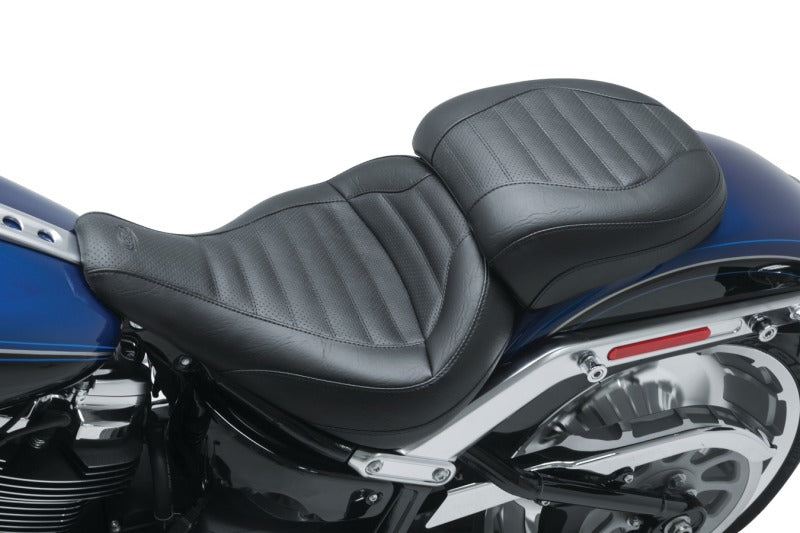 Mustang 18-23 Harley Fat Boy Standard Touring Pass Seat - Black
