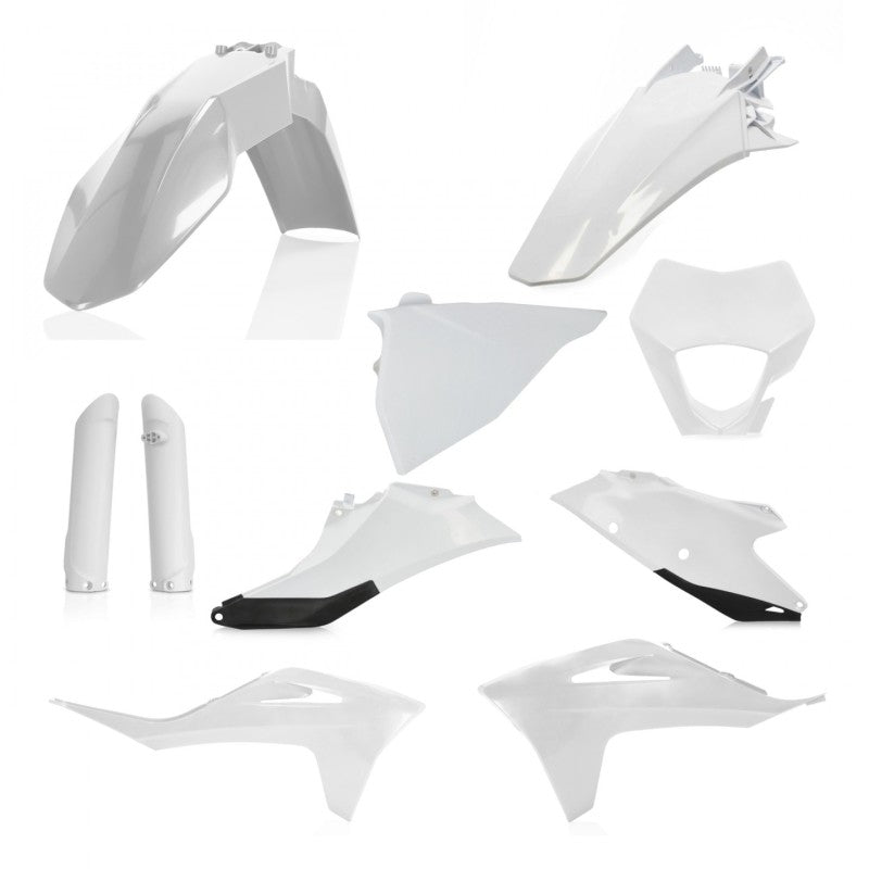 Acerbis Full Plastic Kit Wht/Blk