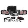 RNGR18-STG6 Stage 6 audio upgrade kit for select 2018-up Polaris Rangers: includes receiver, 4 speakers, 5-channel amplifier, and 10" sub