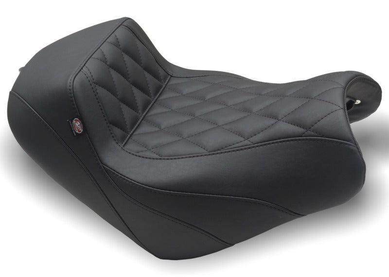 Mustang 15-23 Kawasaki Vulan S Solo Seat Diamond- Black