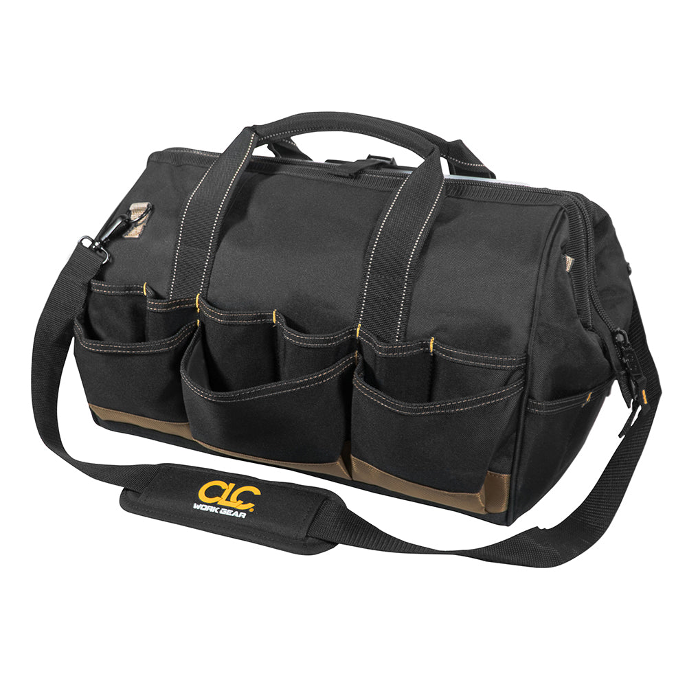 CLC 1535 Tool Bag w/ Top-Side Plastic Parts Tray - 18" [1535]