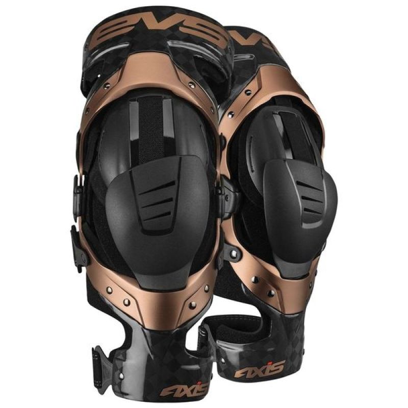EVS Axis Pro Knee Brace Black Pair - Large