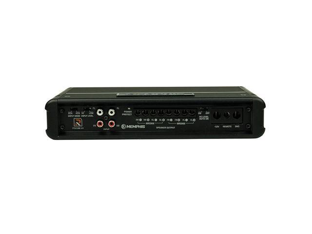 Memphis Audio PRX500.4V2 Class D 4-Channel Amplifier With Bass Remote 500W RMS PRX500.4V