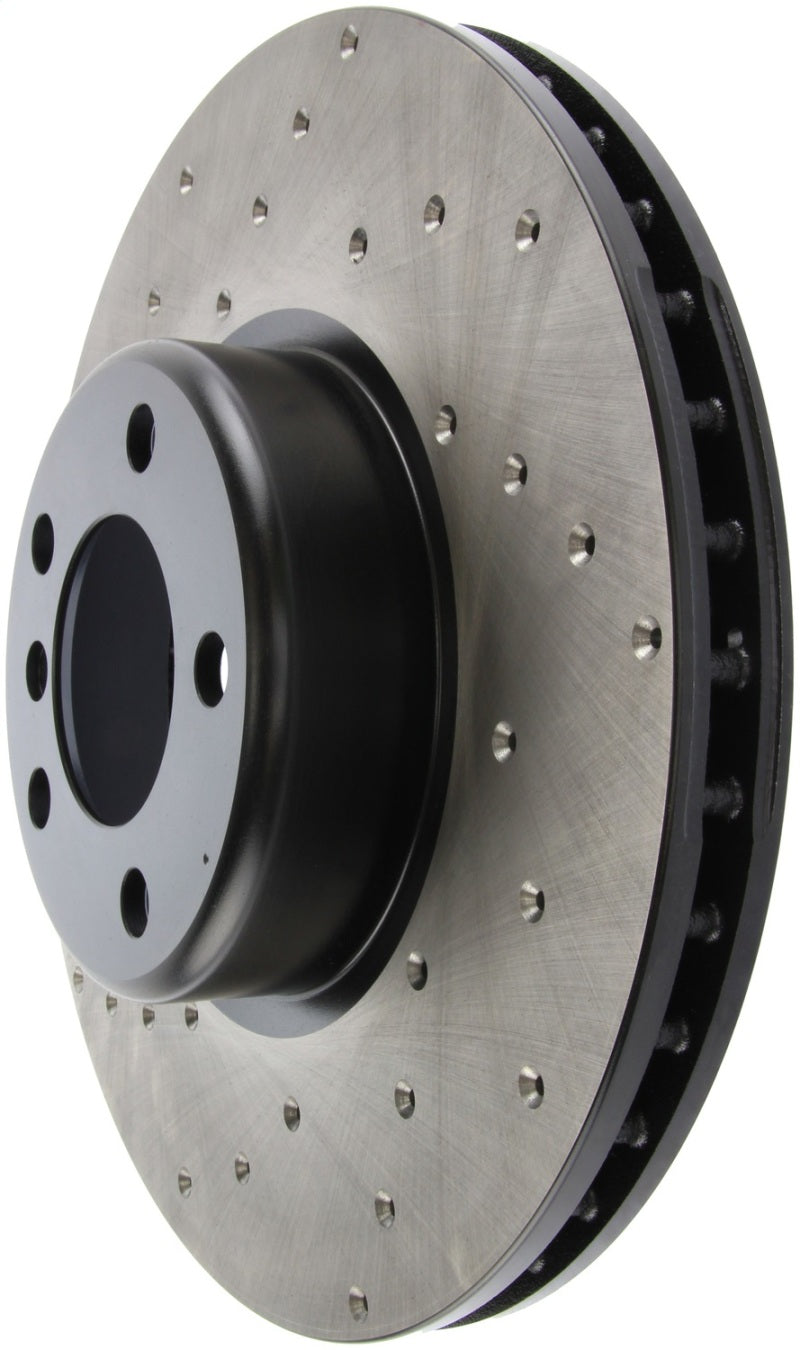 StopTech 12-15 BMW 335i Drilled Left Front Rotor