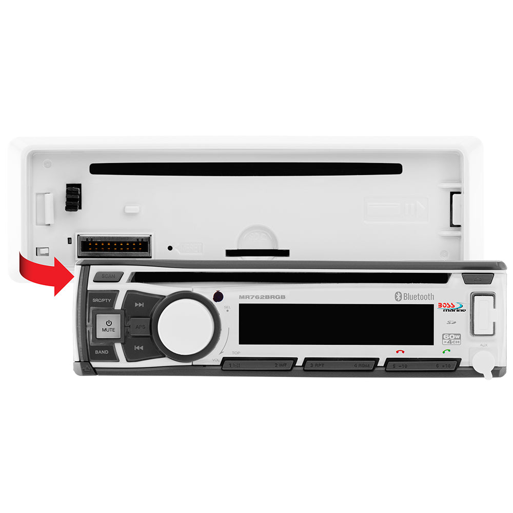 Boss Audio MR762BRGB Marine Stereo w/AM/FM/CD/BT/USB [MR762BRGB] - View 3