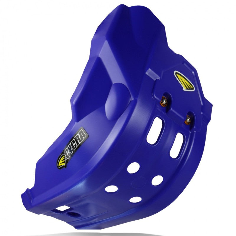 Cycra Full Armor Skid Plate Yamaha - Blue