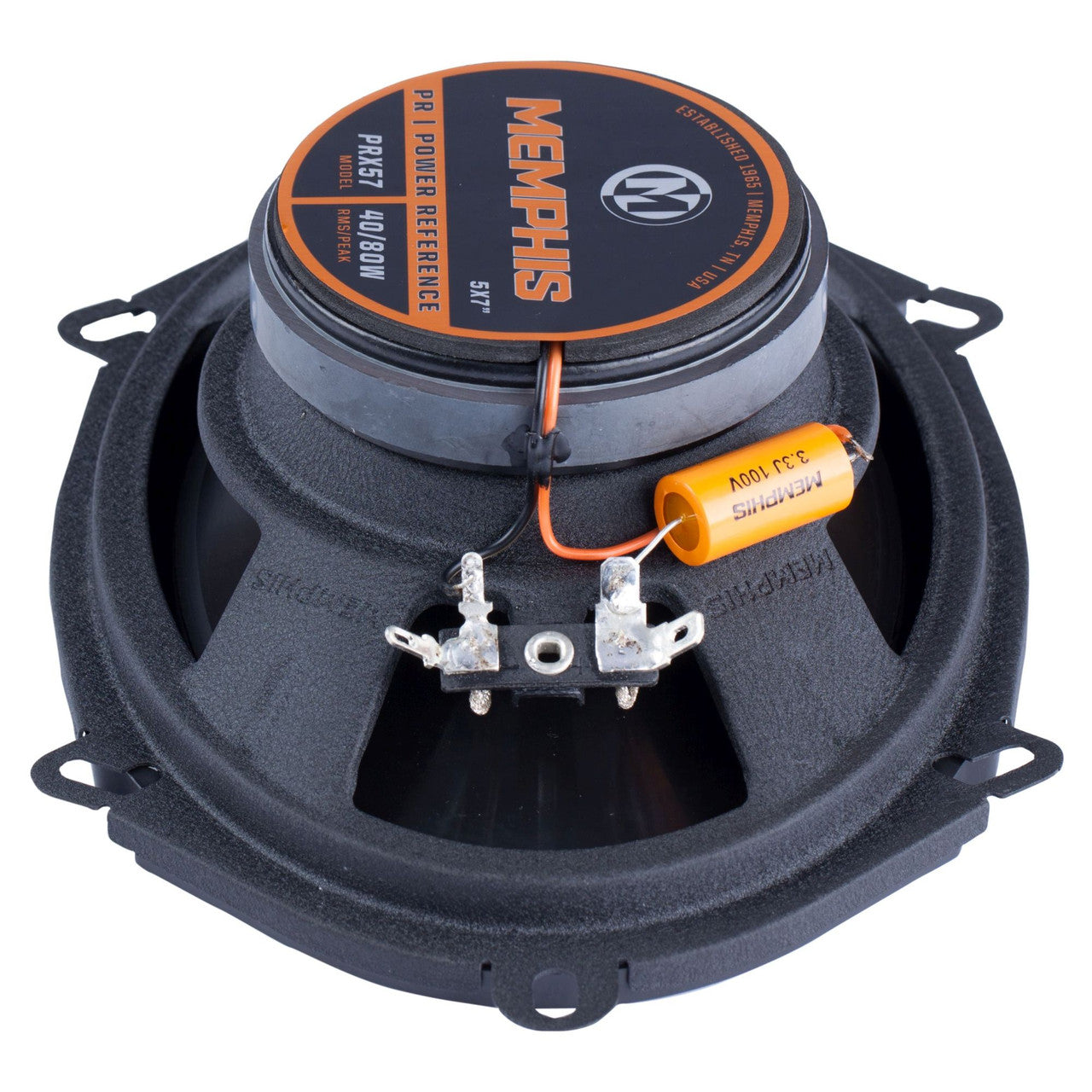 Memphis PRX57 Power Reference Series 5x7" 2-Way Coaxial Speakers With Swivel Twe - View 2
