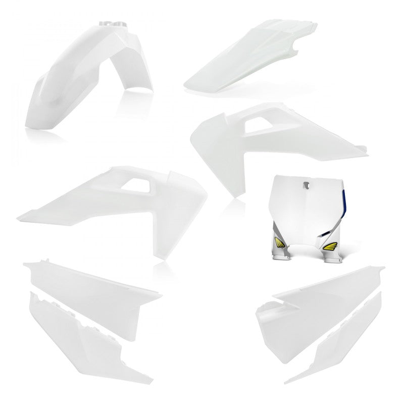 Cycra 5-Piece Replacement Kit Husqvarna - White