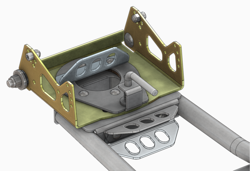 KFI Kfi Atv Plow Base Push Tube