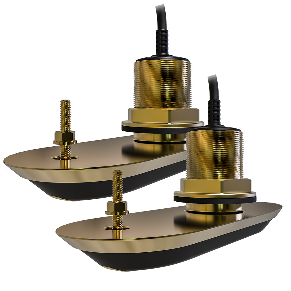 Raymarine RV-212 RealVision 3D Bronze Thru-Hull Transducer Pair Pack - 12 - 8M C - View 1