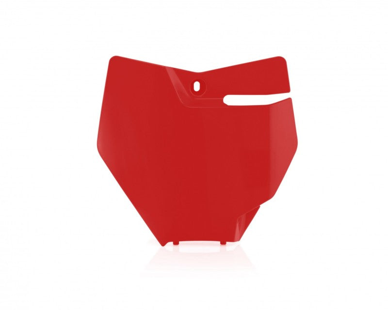 Acerbis Front Number Plate Red