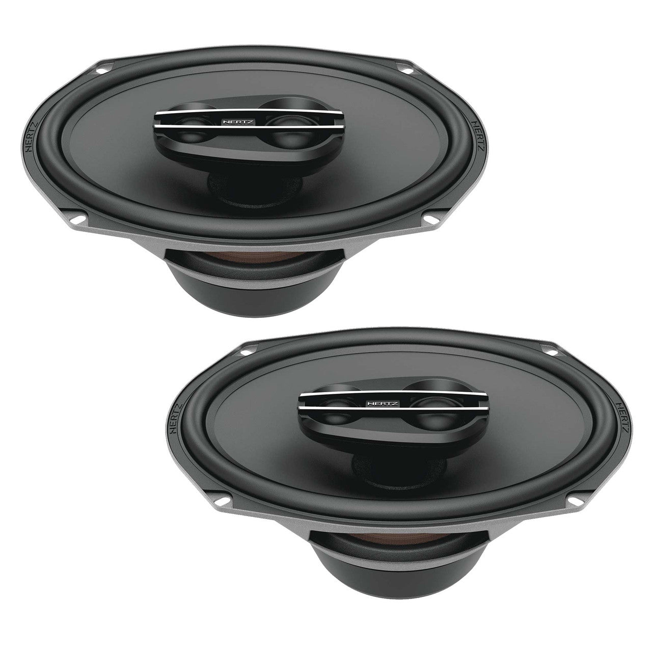 Hertz CPX 690 6x9" Three-Way Coaxial Speakers with Grilles