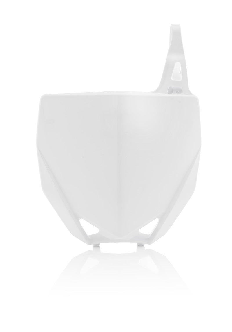 Acerbis Front Number Plate White
