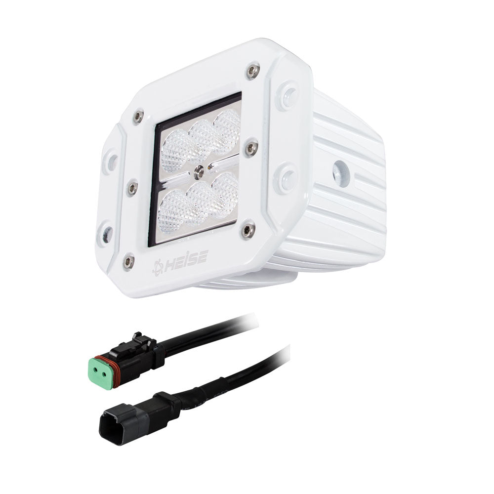 HEISE 6 LED Marine Cube Light - Flush Mount - 3" [HE-MFMCL3]