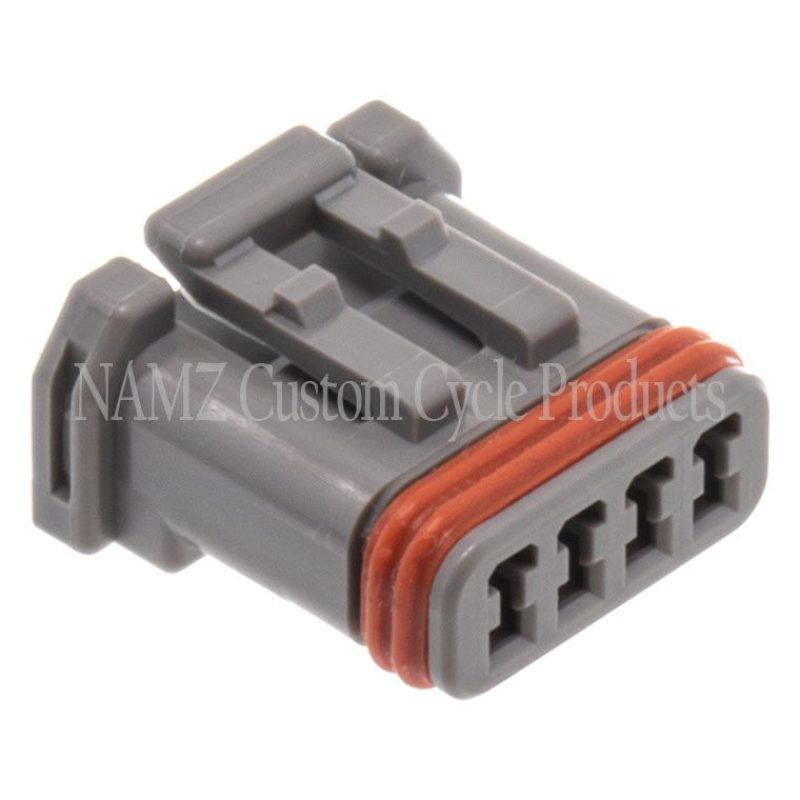 NAMZ MX-1900 4-Position Socket Housing - Gray
