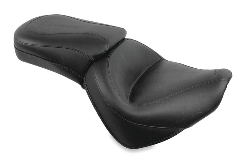 Mustang 10-13 Honda VT1300C Sabre,10-16 Stateline,10-15 Interstate 1PC Seat - Black