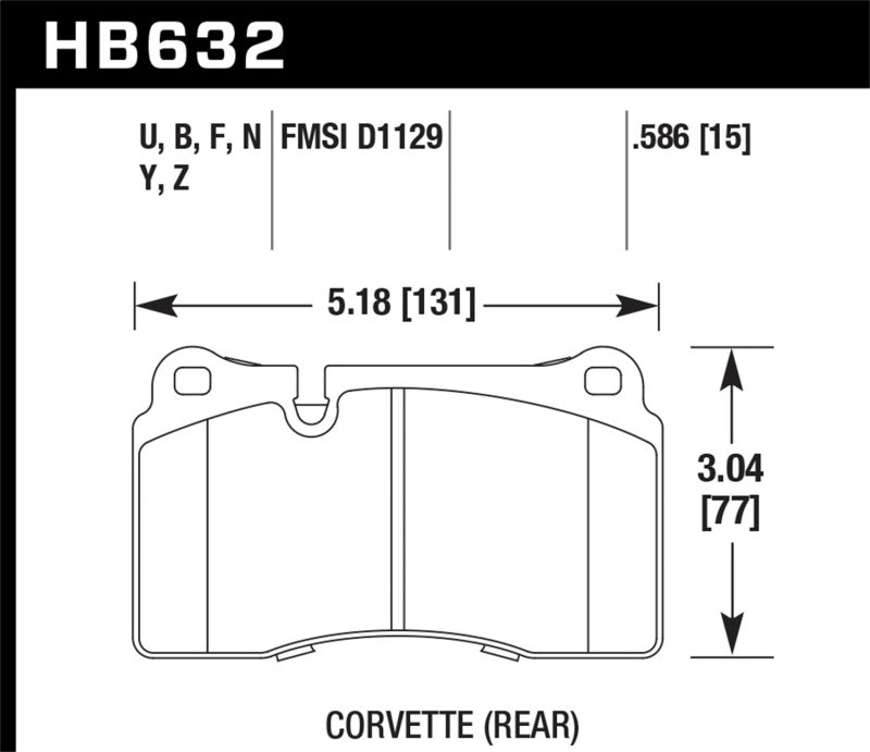 Hawk 2007-2015 Volkswagen Tourareg Base/V6/V6-Sport/TDI HPS 5.0 Performance Front Brake Pads