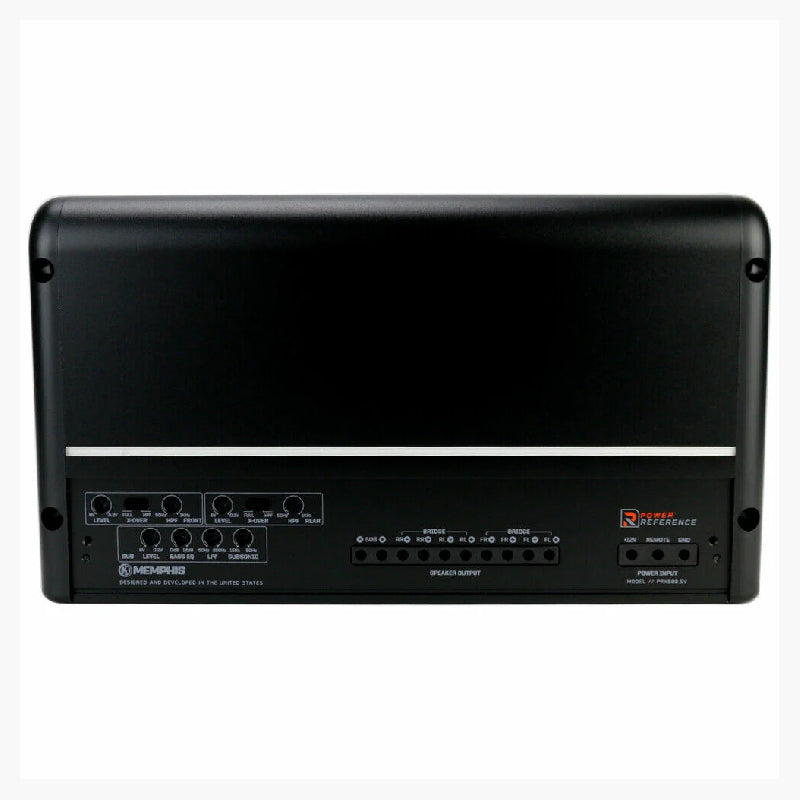 Memphis PRX800.5V Power Reference Series 800Wx2 RMS @2Ohm Class D 5-Channel Amplifier with Bass Remote