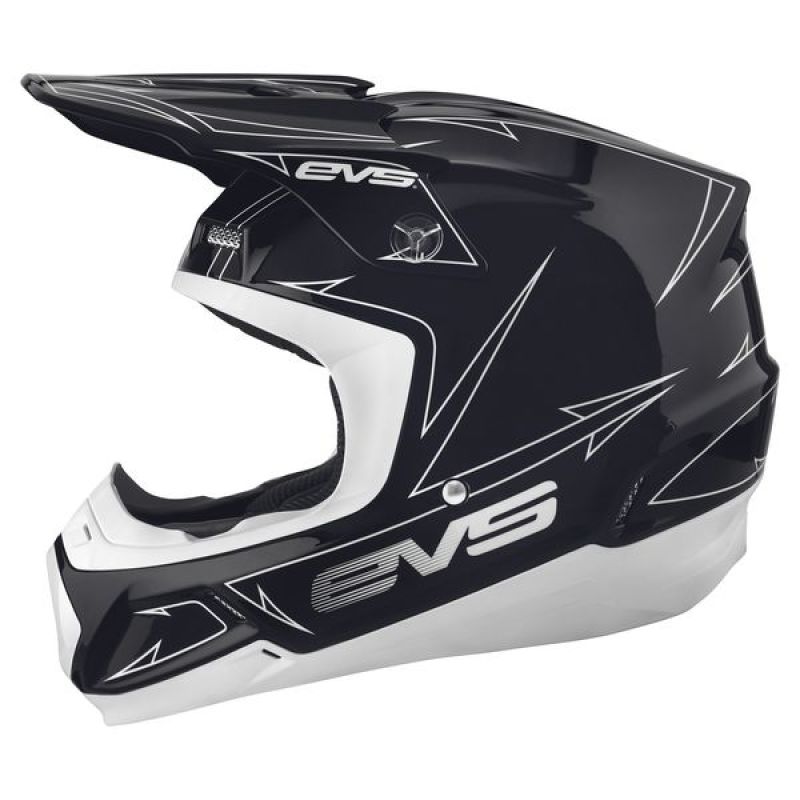 EVS T5 Pinner Mt Blkwht Xs