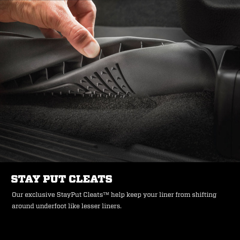 Husky Liners X-Act Contour 1st & 2nd Row Black Floor Liners - 19-20 Dodge Ram / Ram 1500