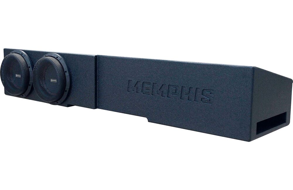 Memphis MJMECHEV8D1V2 Memphis Audio MJMECHEV8D1V2 Dual 8" Subwoofer Loaded Enclo - View 1