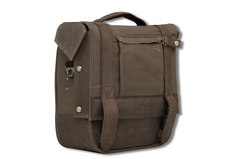 Burly Brand Voyager Saddlebag (Ea) - Dark Oak