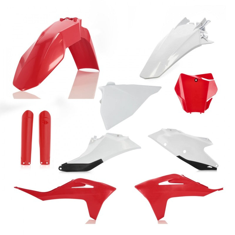 Acerbis Full Plastic Kit Red/Wht