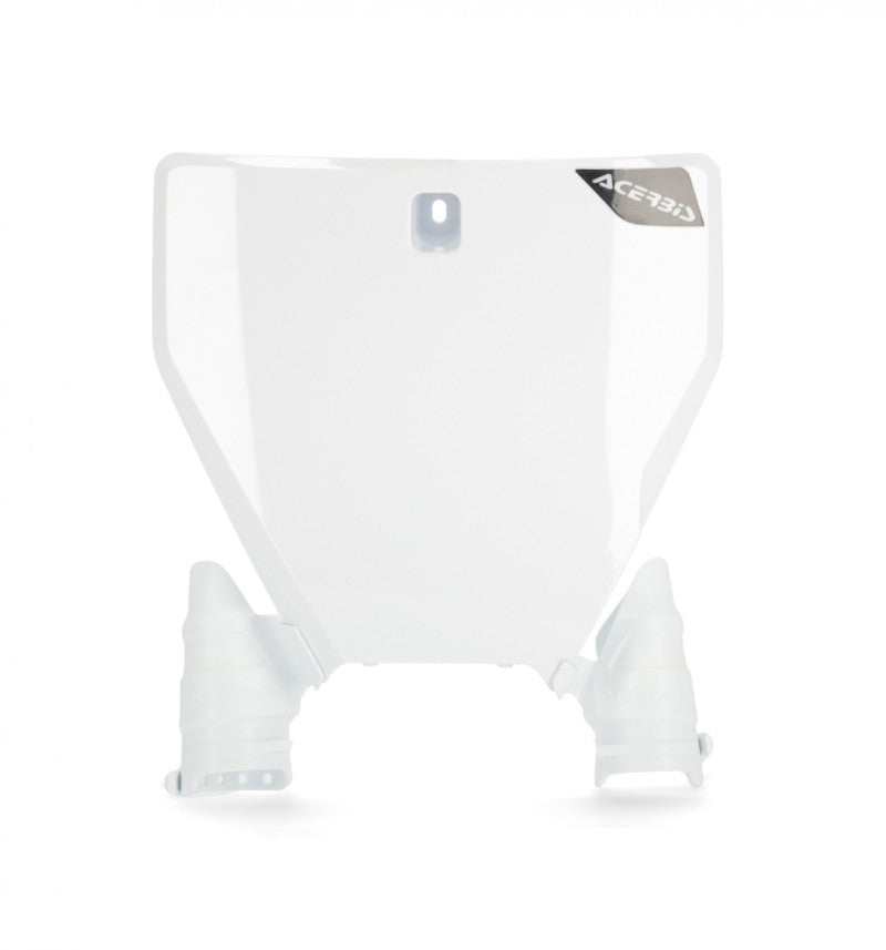 Acerbis Front Number Plate Raptor Wht