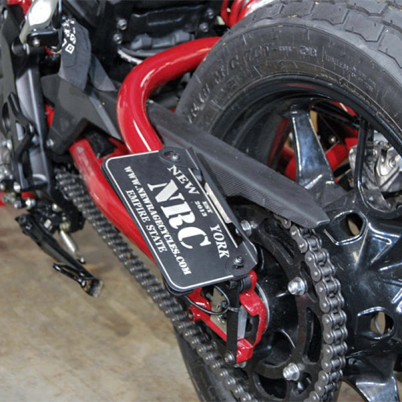New Rage Cycles Side License Plate FTR