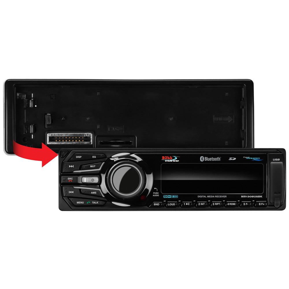 Boss Audio MR1308UABK Bluetooth - Fully Marinized MP3-Compatible Digital Media R - View 3
