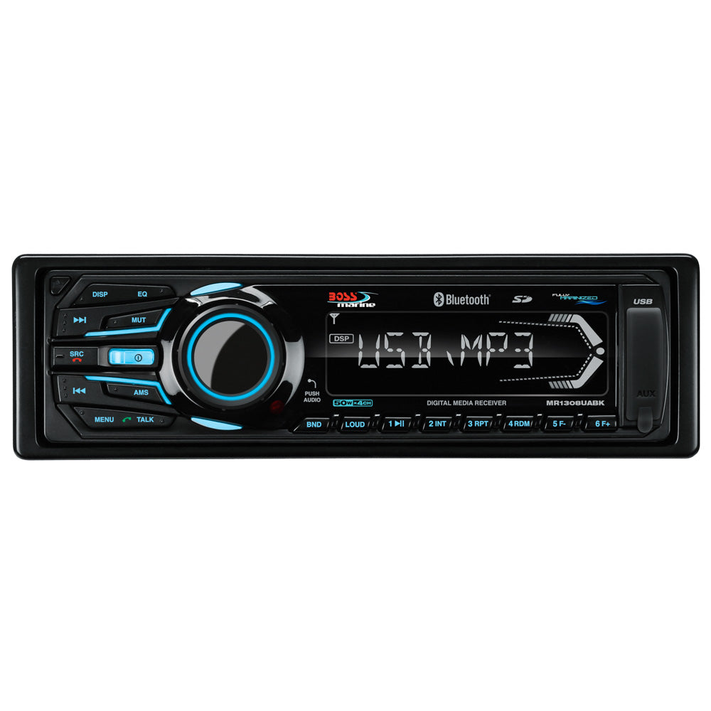 Boss Audio MR1308UABK Bluetooth - Fully Marinized MP3-Compatible Digital Media R - View 1