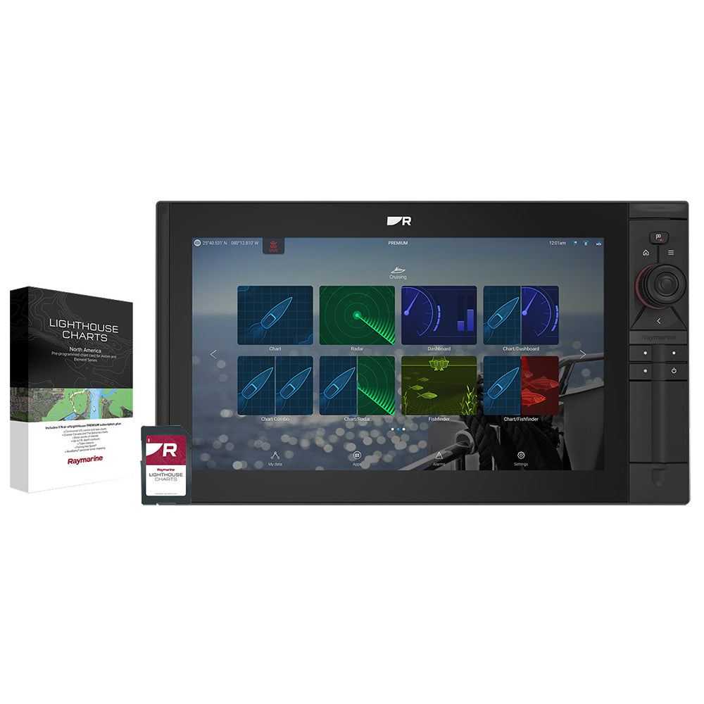 Raymarine Axiom 2 Pro 16 RVM Chartplotter/Fishfinder - Lighthouse North America - View 1