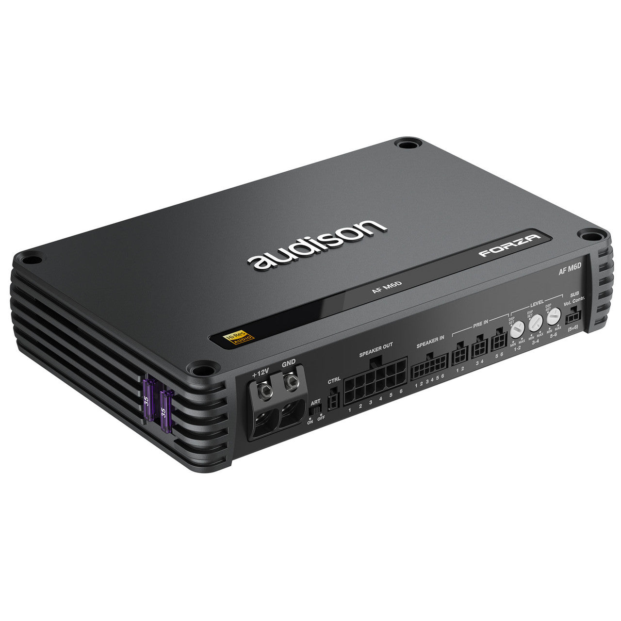 Audison - AF-M6D Audison Forza AF M6D AUDISON D Class 6 CH Amplifier - 6 x 130W - View 1