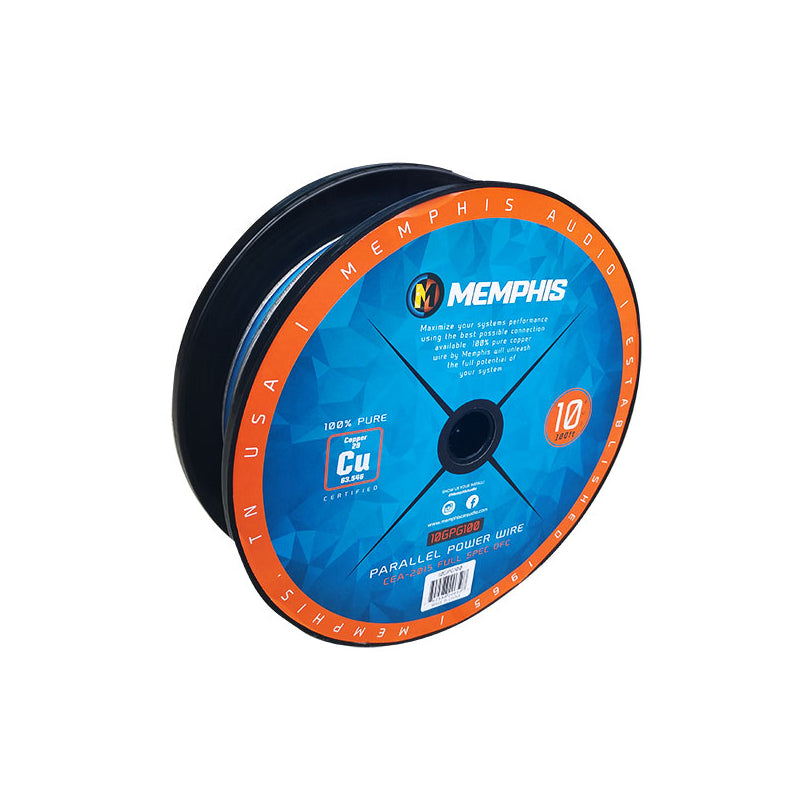 MEMPHIS 4FB100 4 Gauge Black Wire 100 Ft. Spool, True Spec OFC - View 1