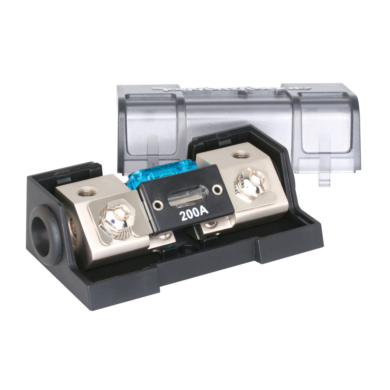 RFFANL Rockford Fosgate RFFANL Inline Anl/Maxi Fuse Holder, Platinum Finish,- Accepts 1/0 Awg Or 4 Awg Wire