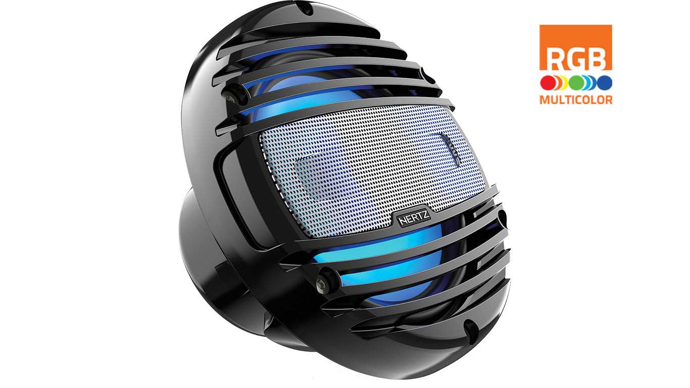 Hertz Marine HMX 6.5-LD-T (W/C) 6.5in.  Speakers Coax W/ RGB LED Lights