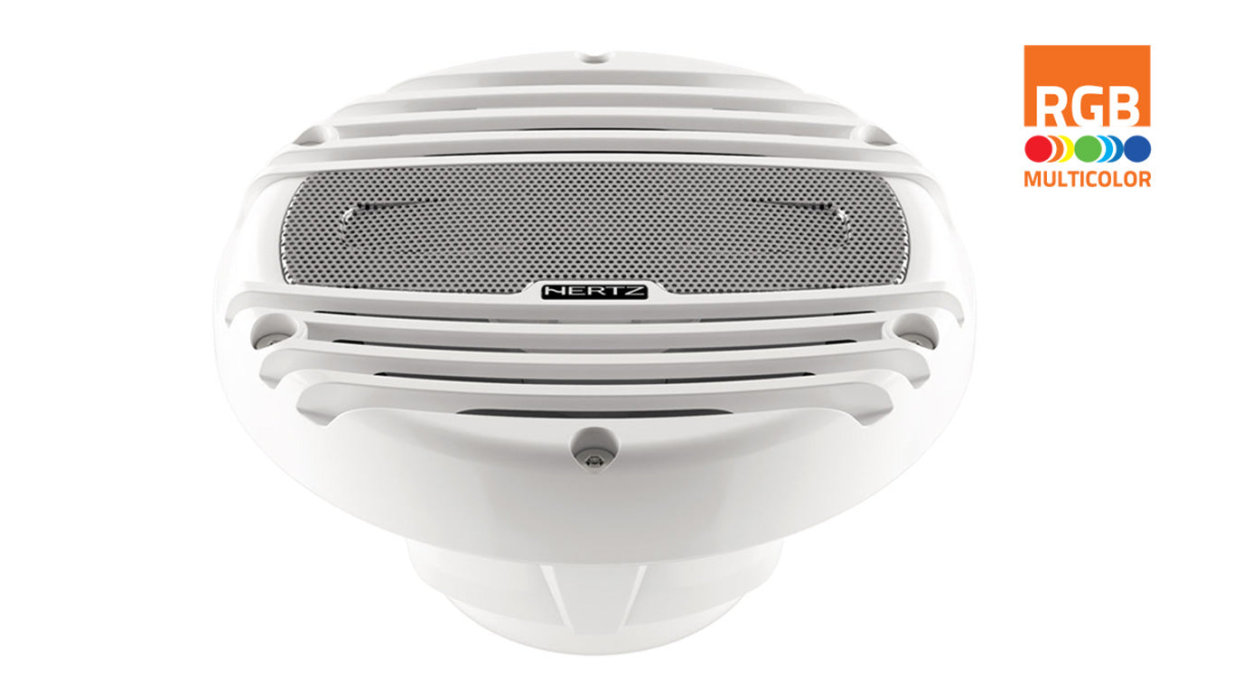 Hertz Marine HMX 8-LD-T (W/C) 8in.  Speakers Coax W/ RGB LED Lights