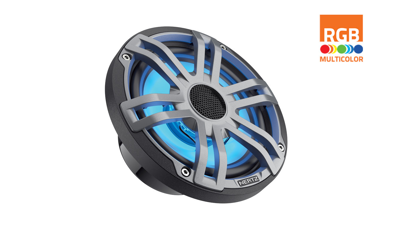 Hertz Marine HEX 6.5 S-LD-G HEX 6.5 in. Coax Speak Set + LED