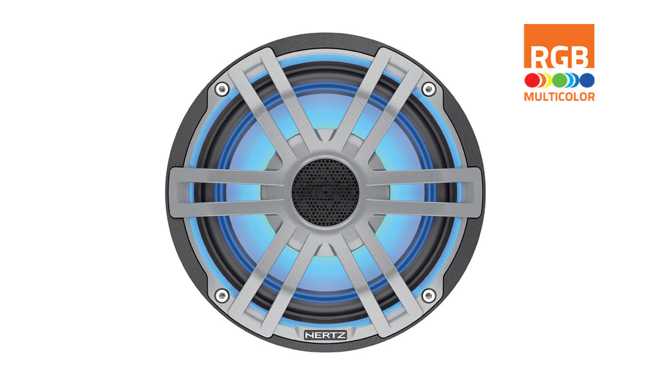 Hertz Marine HEX 6.5 S-LD-G HEX 6.5 in. Coax Speak Set + LED