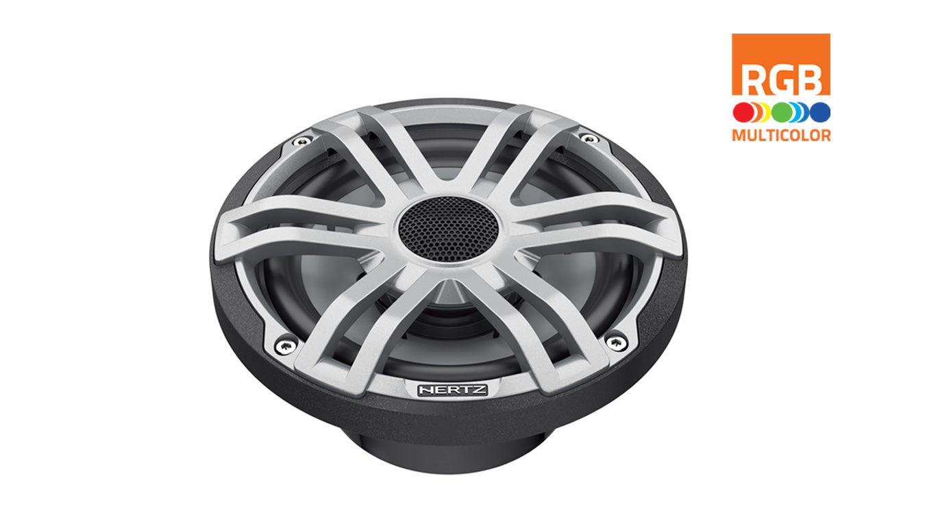Hertz Marine HEX 6.5 S-LD-G HEX 6.5 in. Coax Speak Set + LED