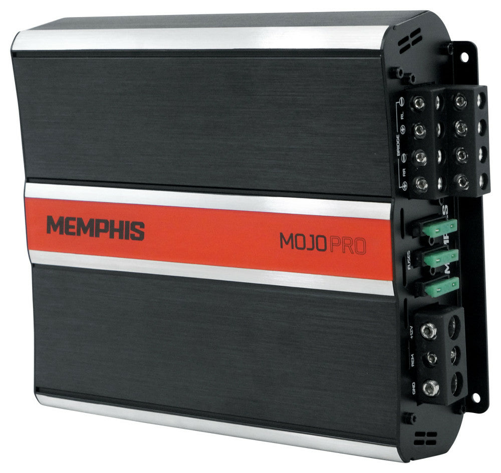 Memphis MJP800.4 800W RMS Mojo Pro Series Class-D 4-Channel Car Amplifier