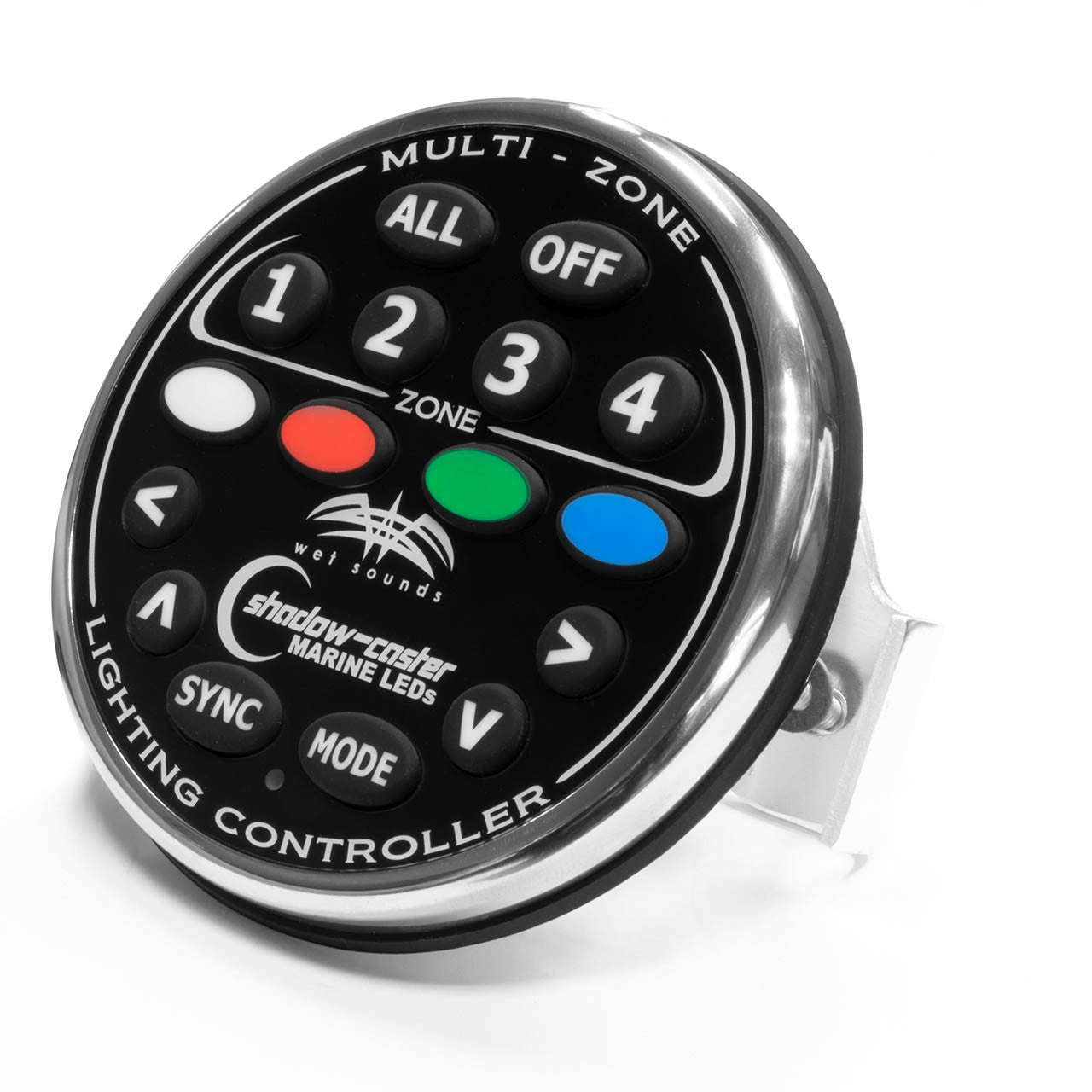 Wet Sounds - WS-4Z-RGB-Remote - 4-Zone RGB LED remote for the Wet Sounds WS-4z-rgb-bb Controller V3