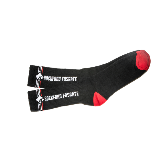 Rockford Fosgate POP-SOCKS Black Woven Socks with Rockford Logo