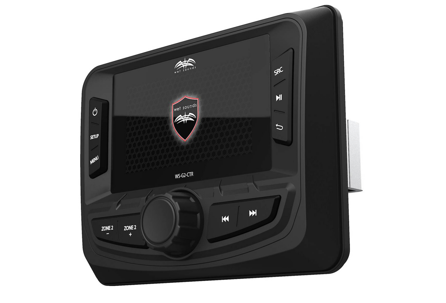 Wet Sounds Wired Transom / Auxiliary Remote (Color Display) WS-G2-CTR - View 1