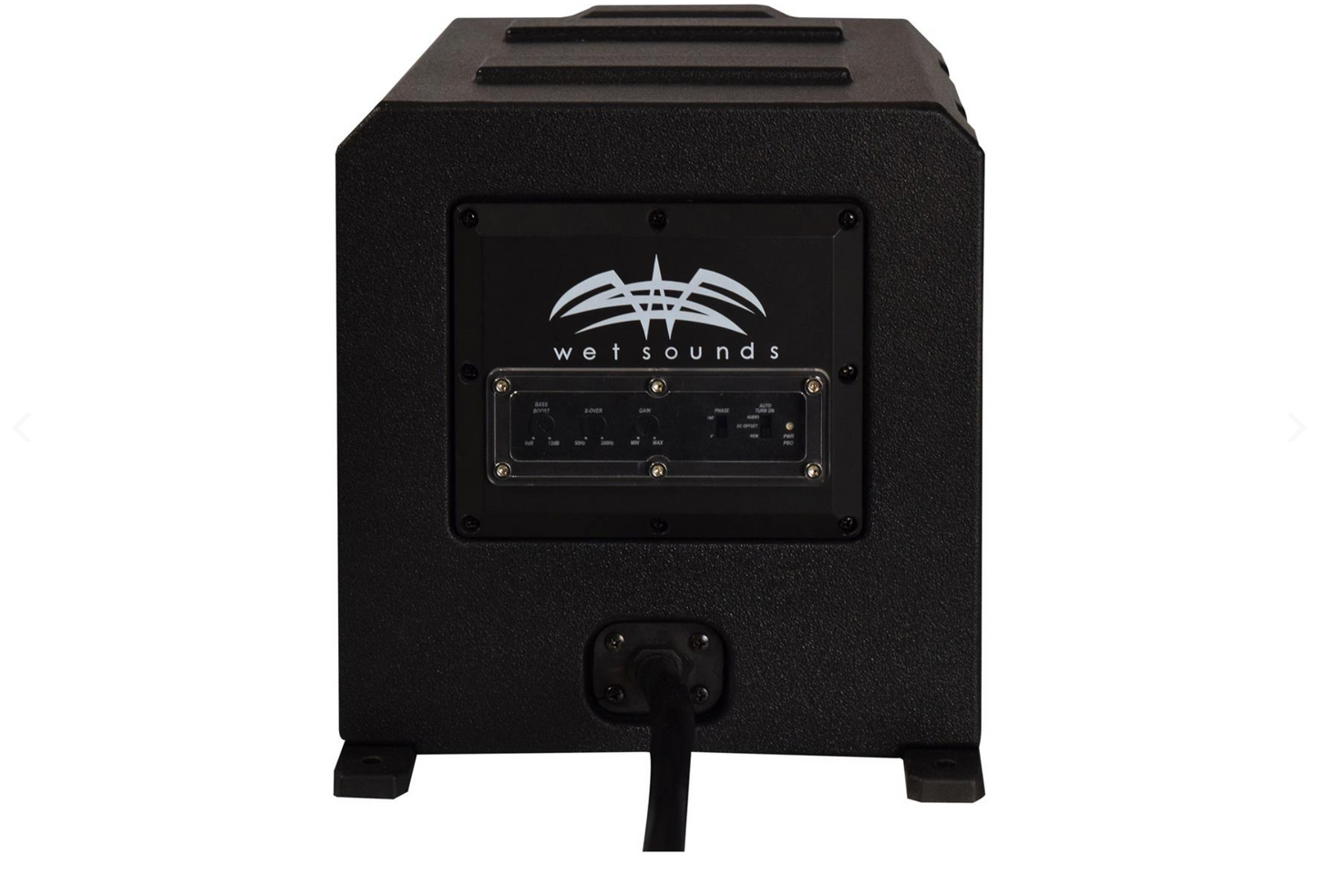 Wet Sounds Marine powered subwoofer - sealed enclosure with 8" sub and 350-watt - View 2