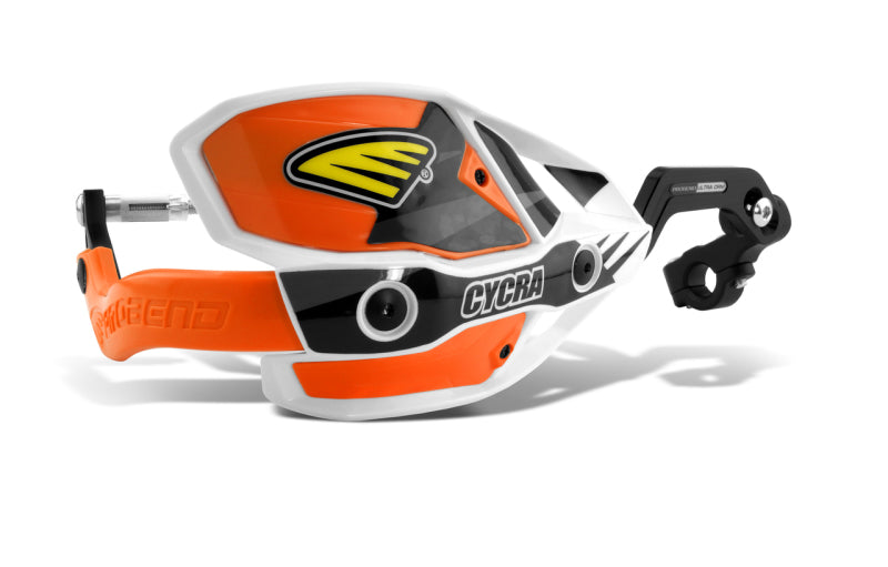 Cycra 1-1/8in Clamp w/White Shields/Orange Covers