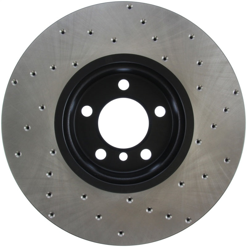 StopTech 12-15 BMW 335i Drilled Left Front Rotor
