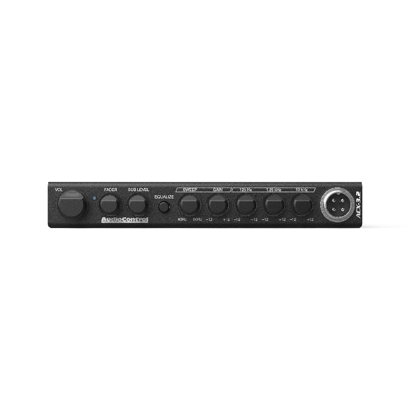 Audio Control ACX-3.2 All-weather 4-Band Equalizer & Crossover with Paging Mic - View 1