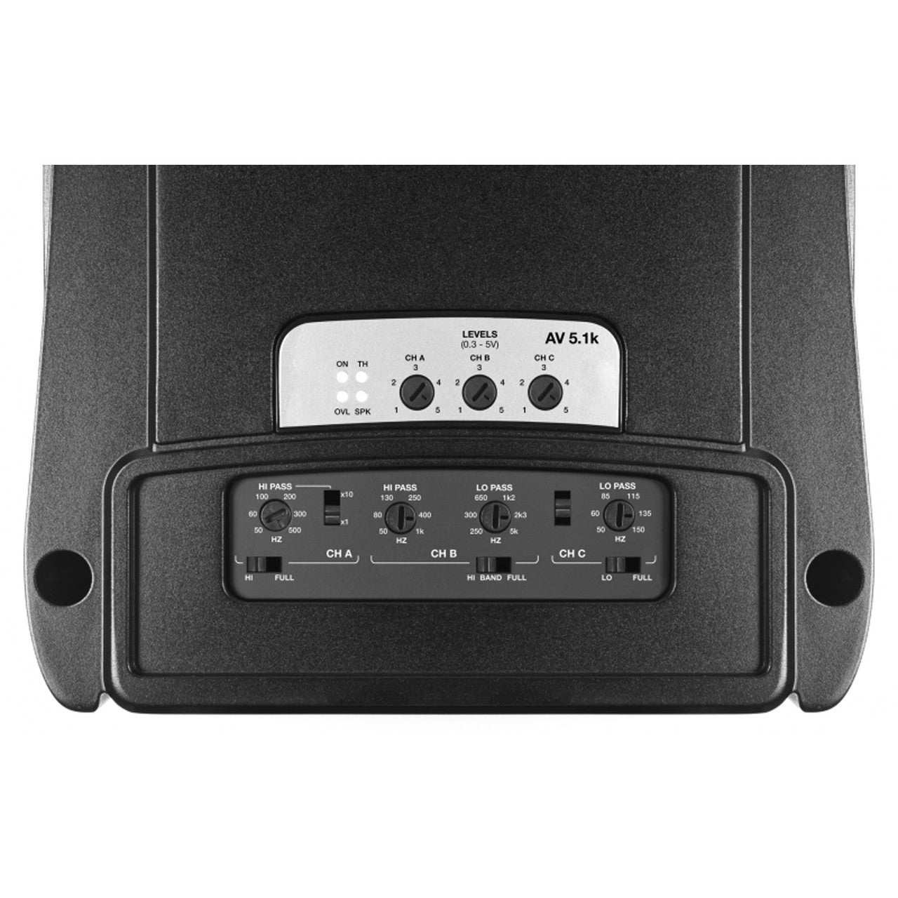 Audison AV 5.1K VOCE Series 5-Channel Amplifier, 75W + 140W + 600W 4-Ohms