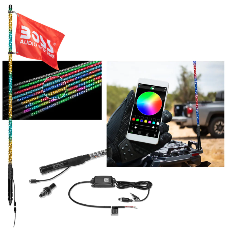 BOSS Audio Systems 24in IP67 ATV Whip - View 1